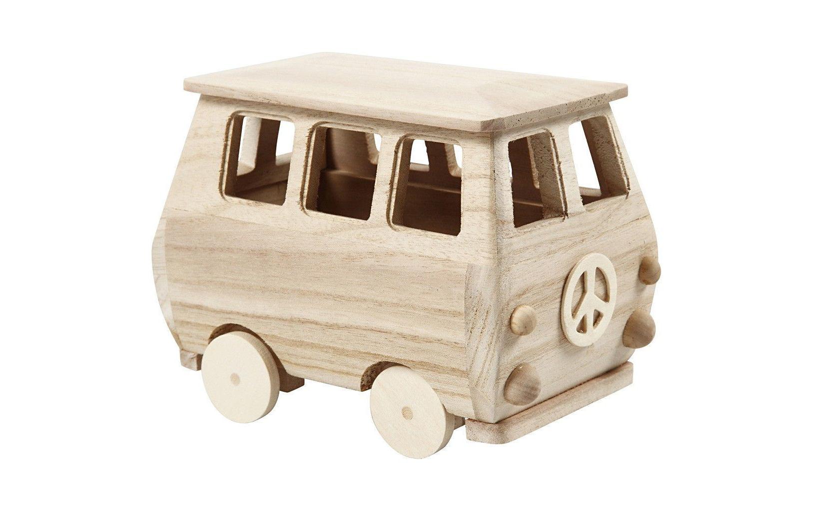 Creativ Company Mini-Fahrzeug Bus 17 x 10 x 13 cm