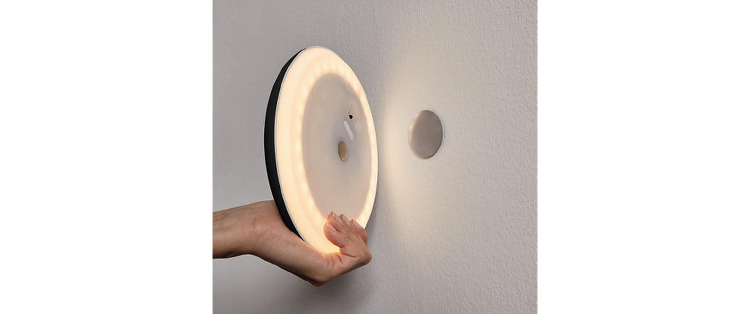 EGLO Leuchten Wandleuchte PORCIANO Akku LED mit Magnet Schwarz