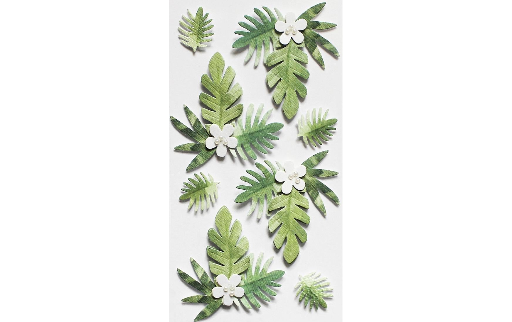 Artoz 3D-Sticker Palmenblätter 1 Blatt Artoz 3D-Sticker Palmenblätter 1 Blatt