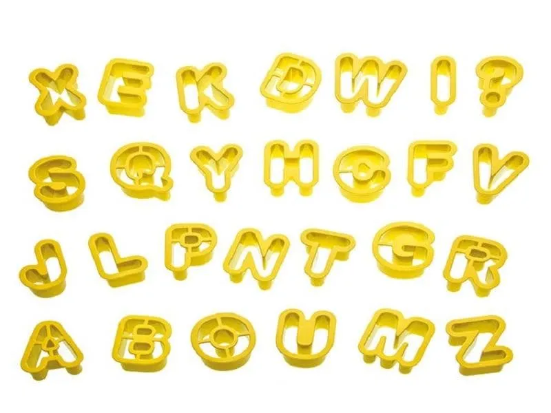 Decora Guetzli-Ausstecher-Set 36 Stück, Alphabet und Zahlen Decora Guetzli-Ausstecher-Set 36 Stück, Alphabet und Zahlen