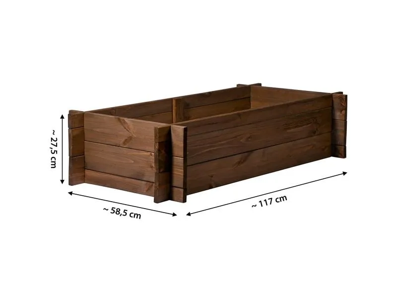 dobar Hochbeet Steck Massivholz dobar Hochbeet Steck Massivholz