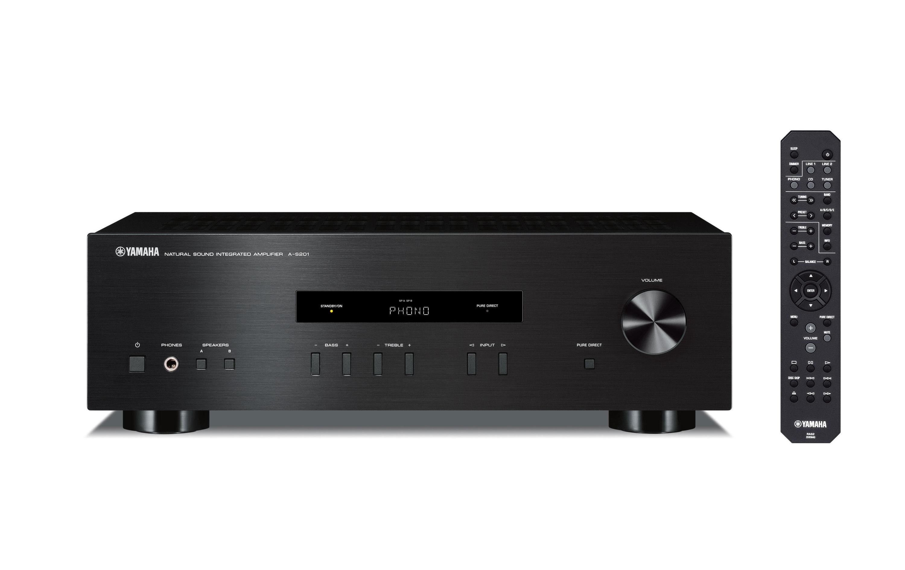 Yamaha Stereo-Verstärker A-S201 Schwarz Yamaha Stereo-Verstärker A-S201 Schwarz