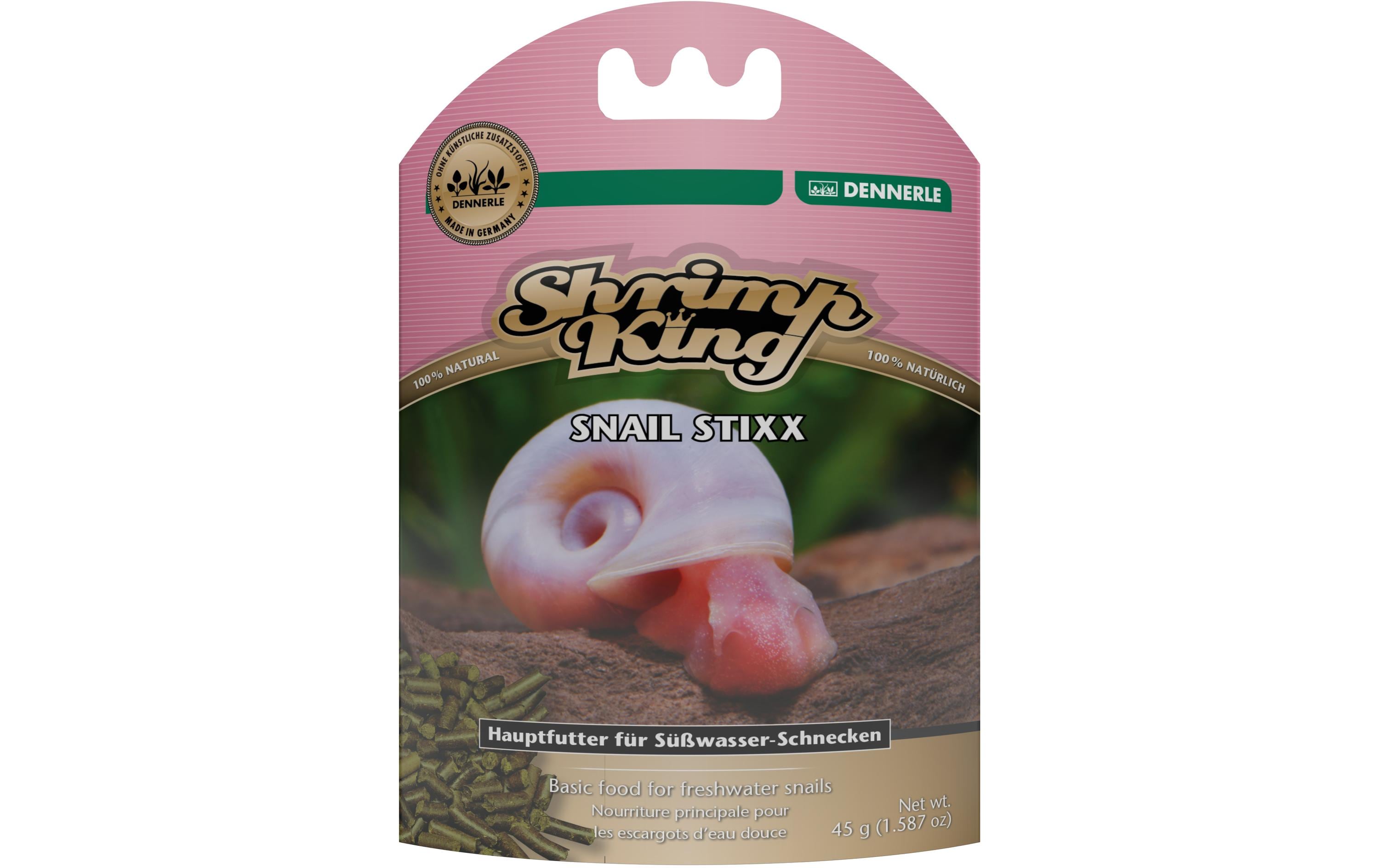 Dennerle Basisfutter Shrimp King Snail Stixx, 45 g Dennerle Basisfutter Shrimp King Snail Stixx, 45 g