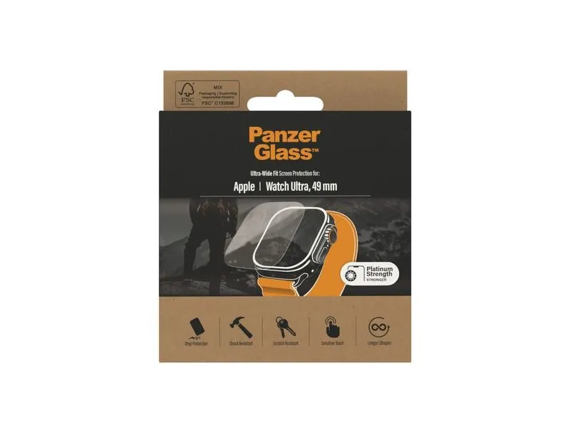 Panzerglass Displayschutz AB Apple Watch Ultra 49 mm Panzerglass Displayschutz AB Apple Watch Ultra 49 mm