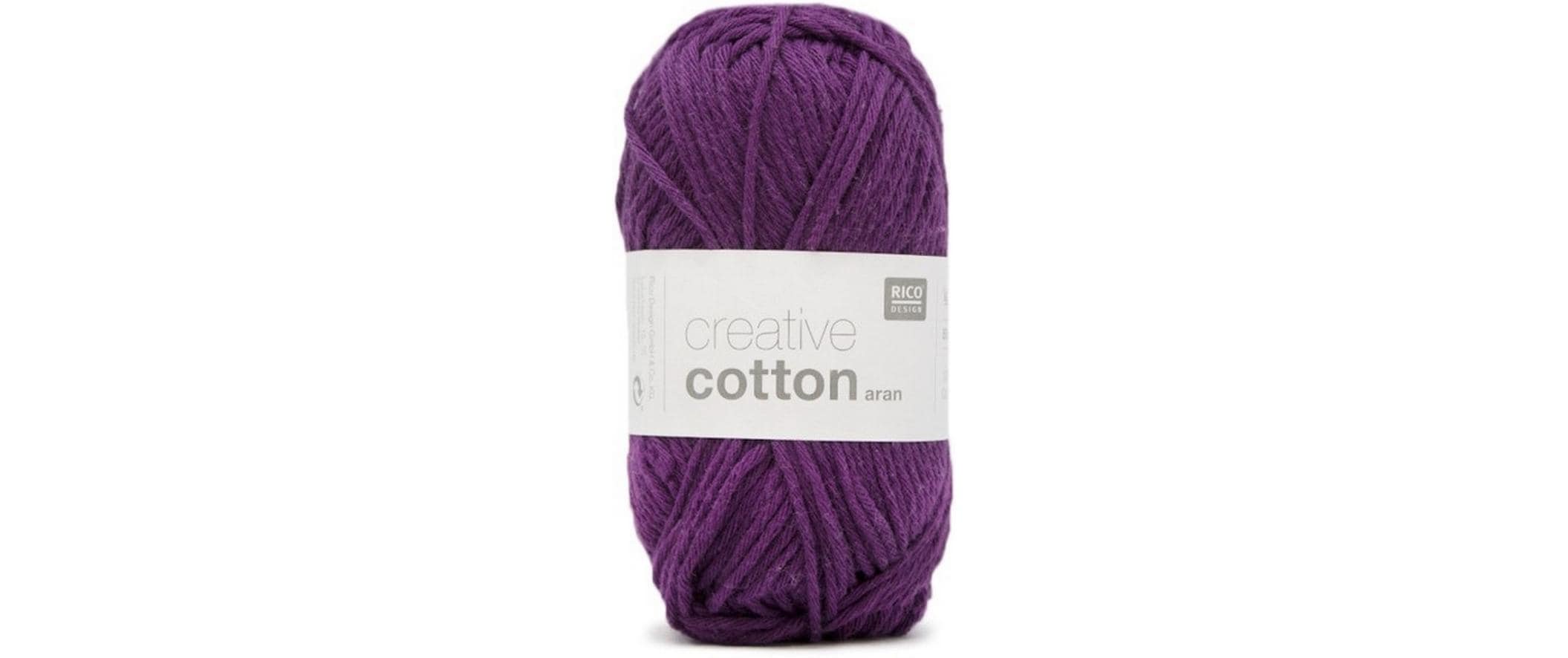 Rico Design Wolle Creative Cotton Aran 50 g, Kardinal