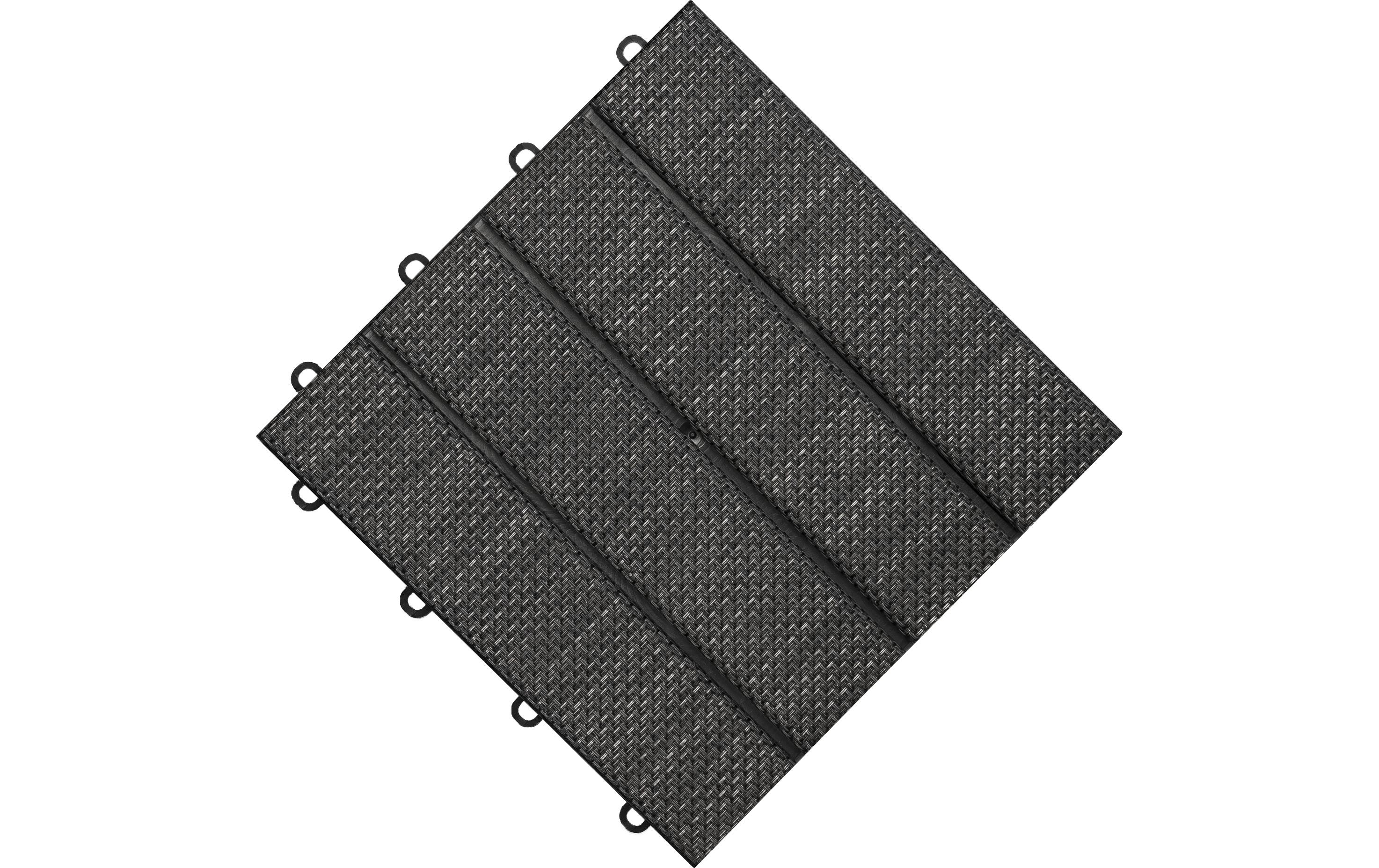 Florco Balkon-& Terrassenplatten Tex, Anthrazit, 6 Stk. Florco Balkon-& Terrassenplatten Tex, Anthrazit, 6 Stk.