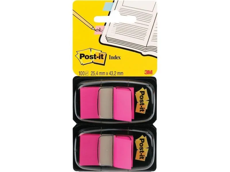 Post-it Page Marker Post-it Index 680-BP2 Pink, 2 Stück Post-it Page Marker Post-it Index 680-BP2 Pink, 2 Stück