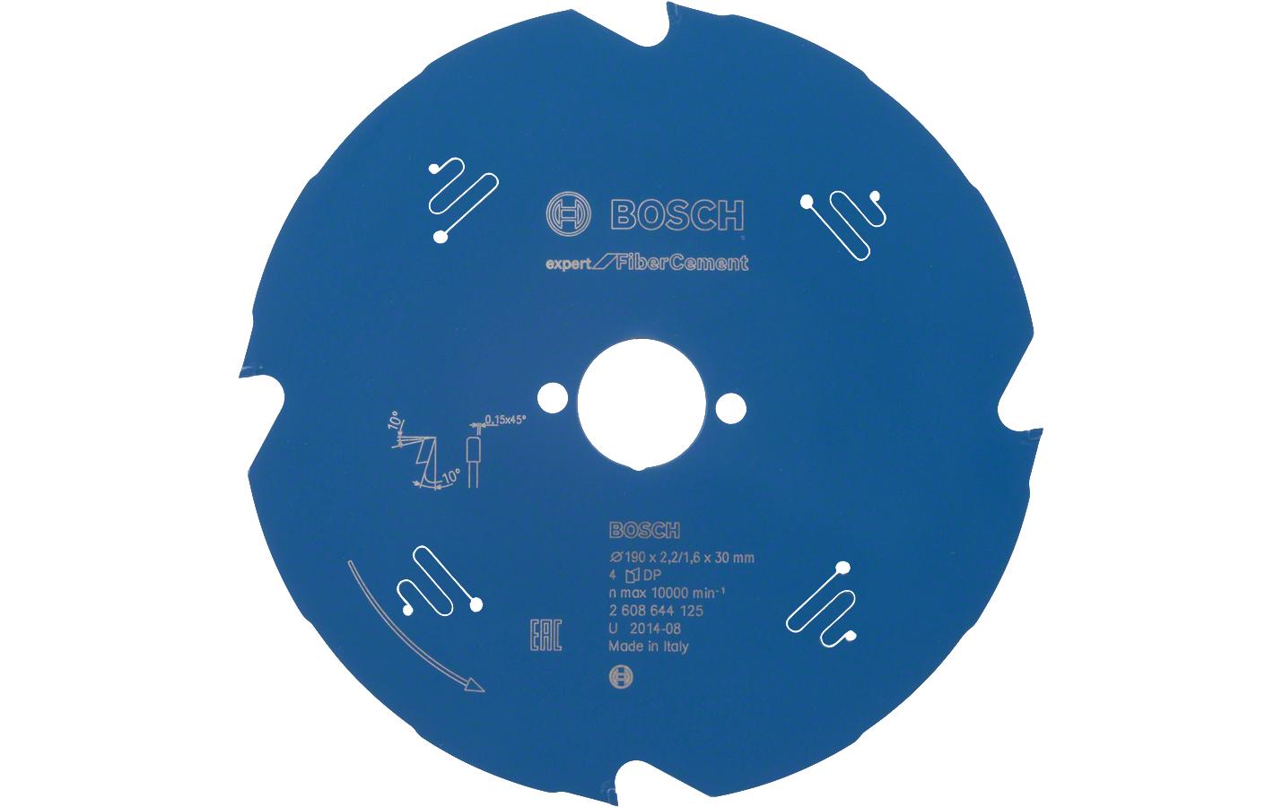 Bosch Professional Kreissägeblatt Expert for Fibre Cement Ø 190