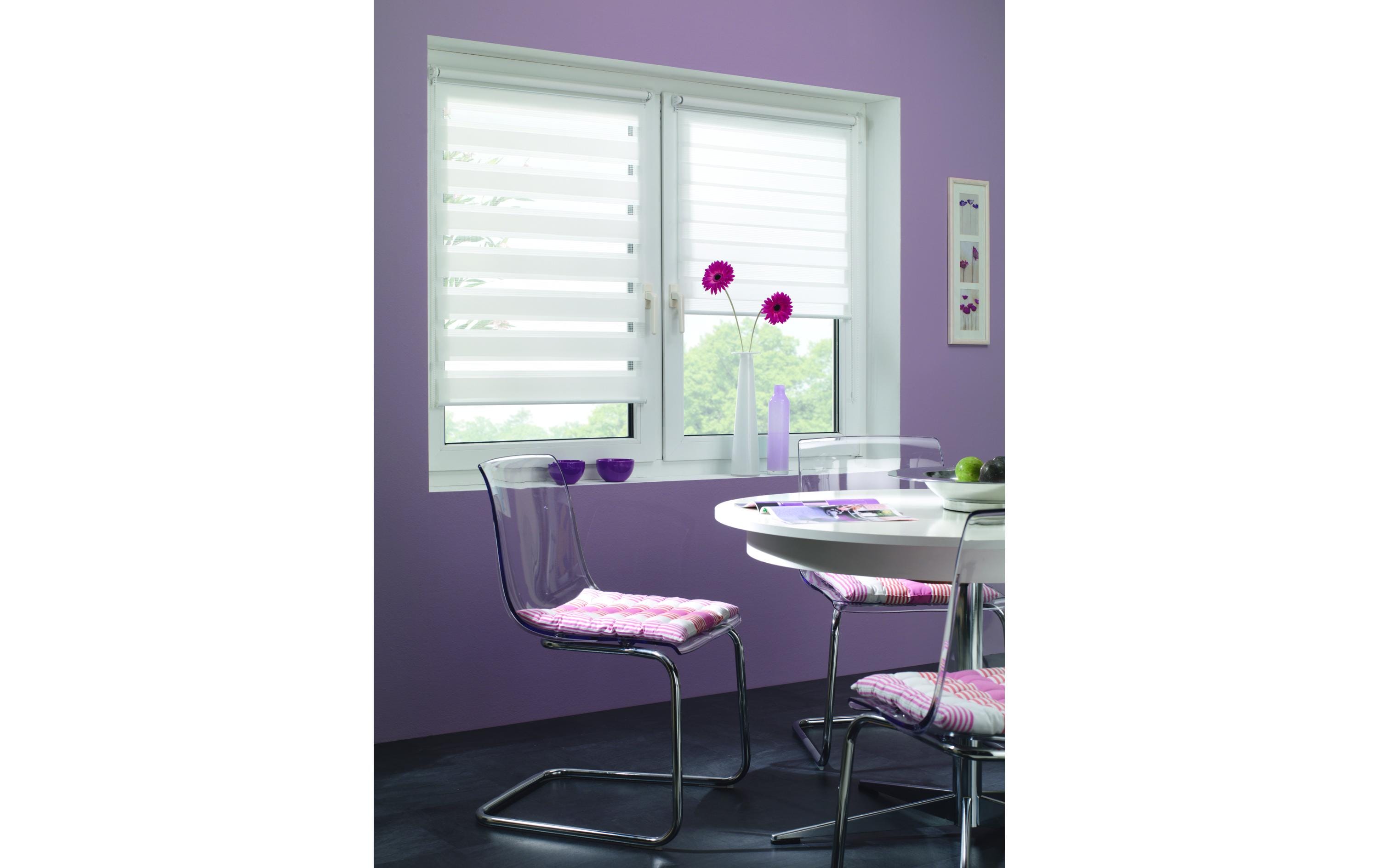 Gardinia Doppelrollo Easyfix Weiss 45 x 150 cm