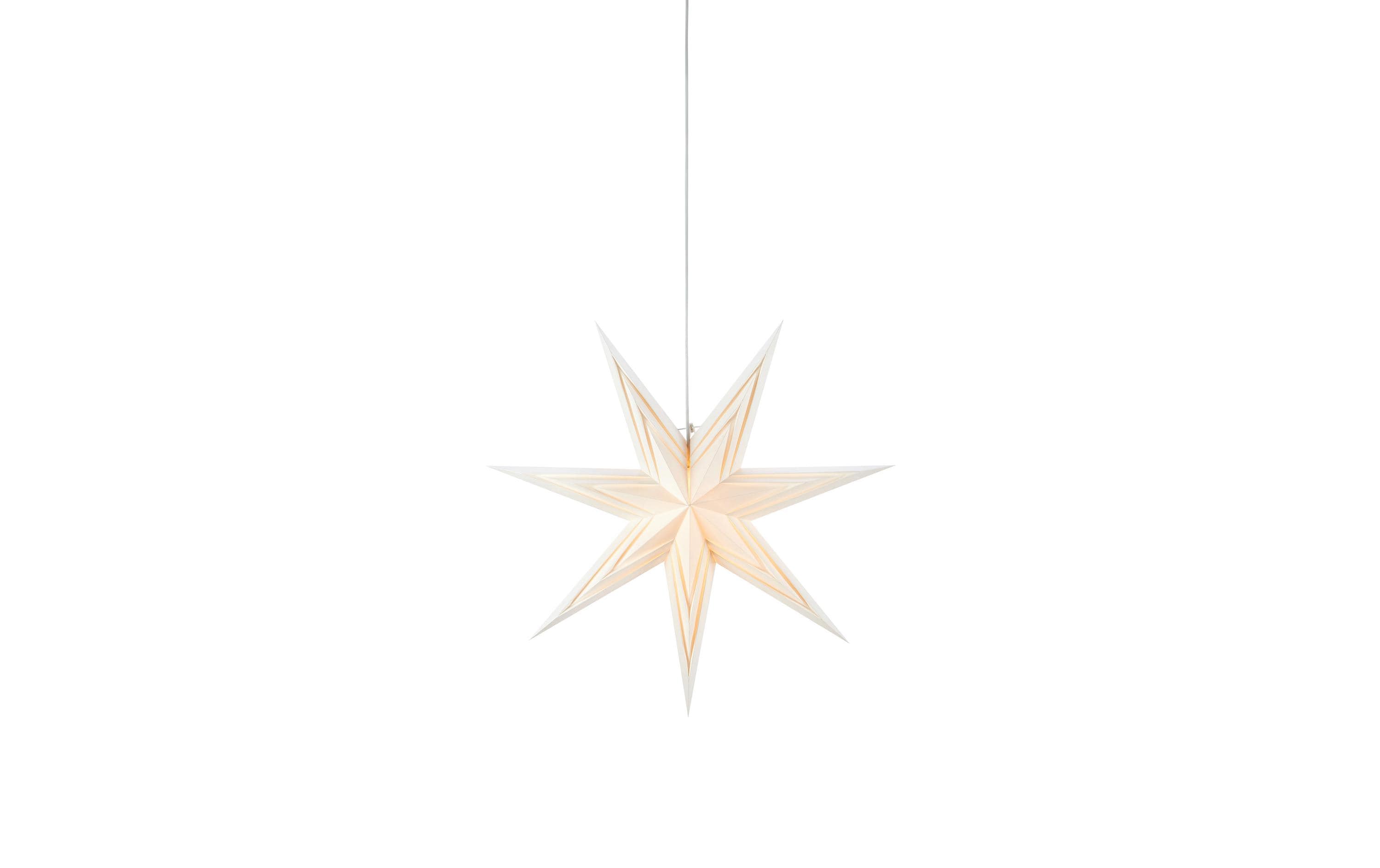 Markslöjd Hänger Stern Sombra, E14, 6W, 70 cm, Weiss