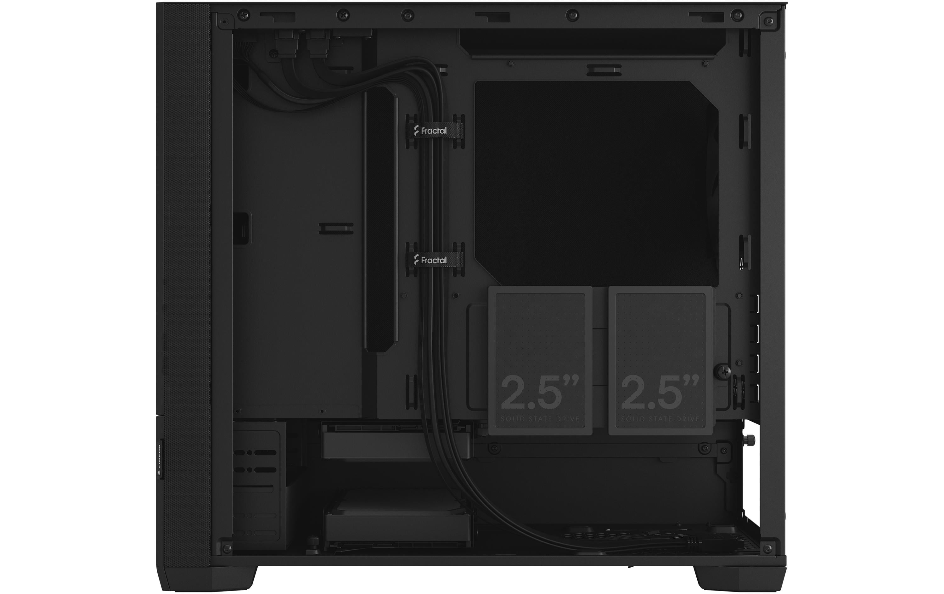 Fractal Design PC-Gehäuse Pop Mini Silent Solid Schwarz