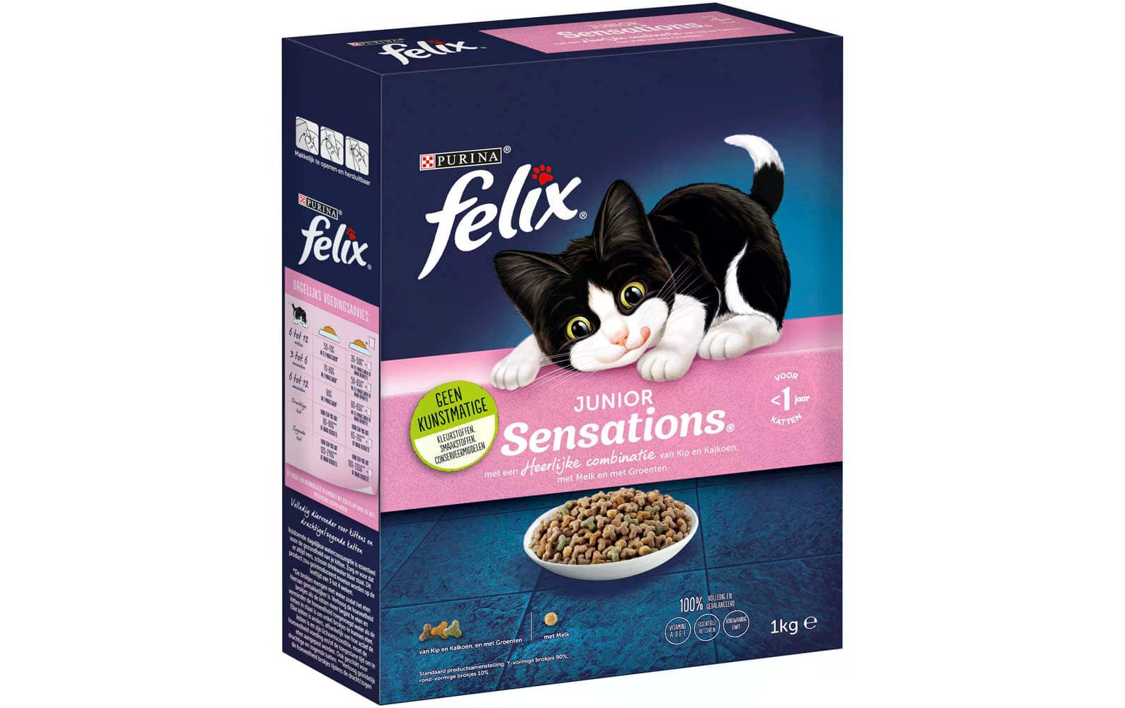 Felix Trockenfutter Sensations Junior, 1 kg Felix Trockenfutter Sensations Junior, 1 kg