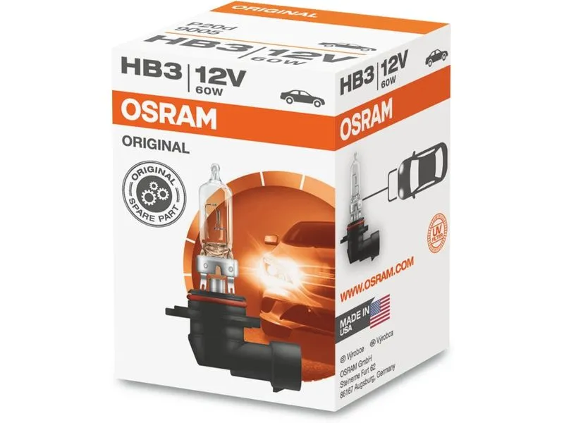 OSRAM Glühlampe HB3 12V 60W P20d PKW OSRAM Glühlampe HB3 12V 60W P20d PKW