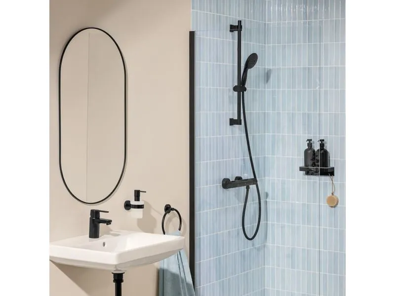 GROHE Precision Feel Wandmontage matt Schwarz