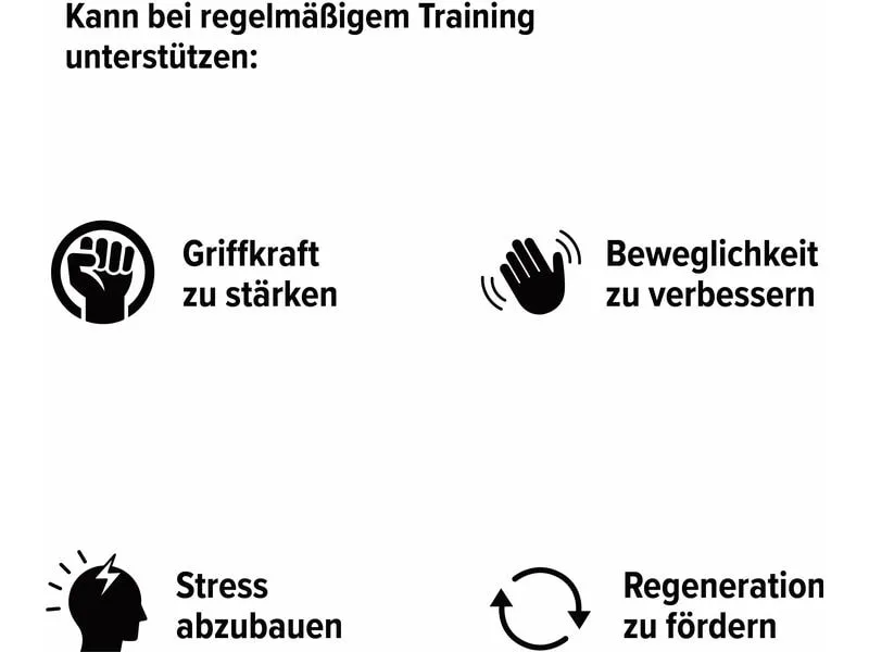 MAXXmee Handgelenk- & Unterarmtrainer anthrazit, drei Stärken