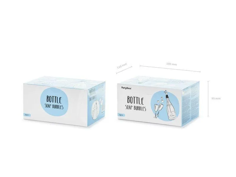 Partydeco Partyaccessoire Seifenblasen Sektflasche, 24 Stück Partydeco Partyaccessoire Seifenblasen Sektflasche, 24 Stück