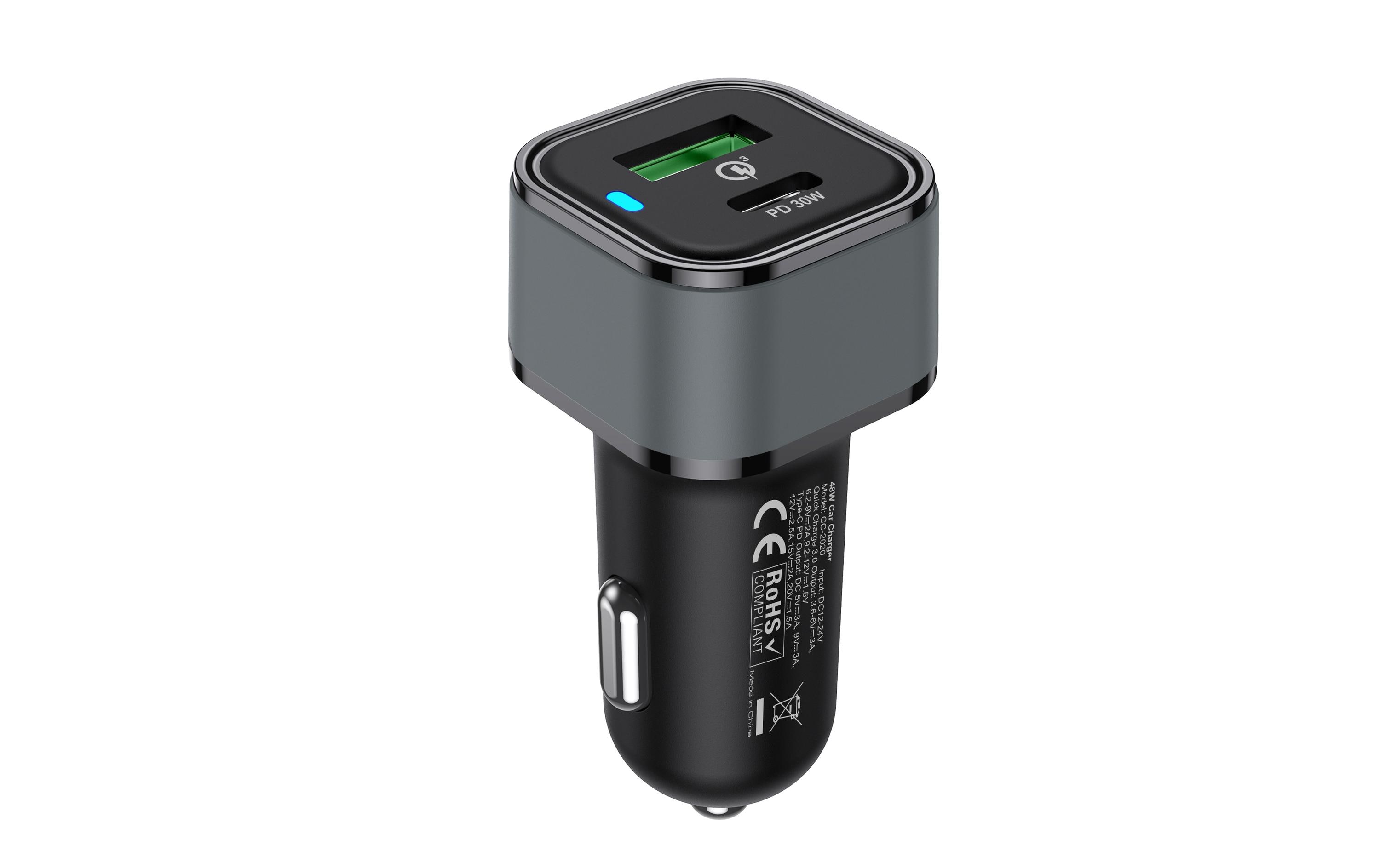 Nevox Autoladegerät Dual USB-C + USB-A 48W Nevox Autoladegerät Dual USB-C + USB-A 48W