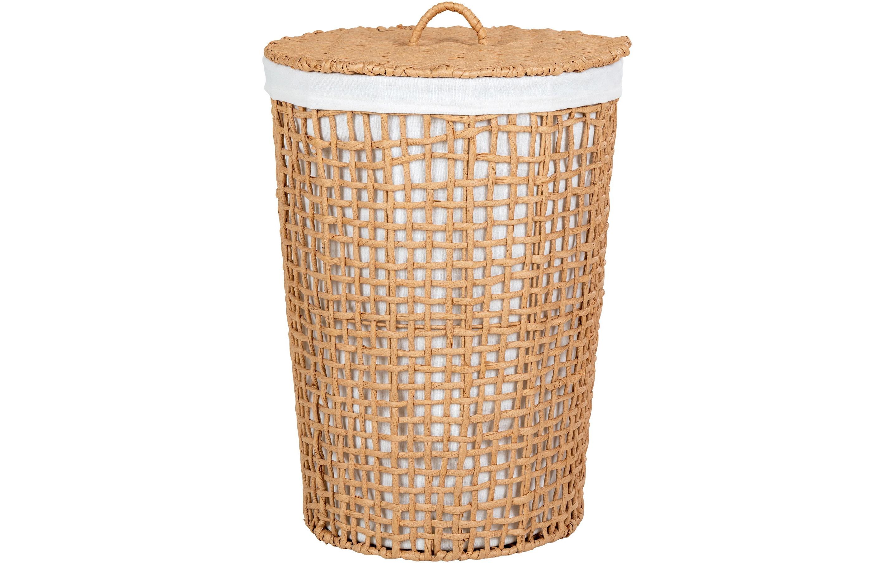 House Nordic Wäschekorb Pomal 75 l, Hellbraun