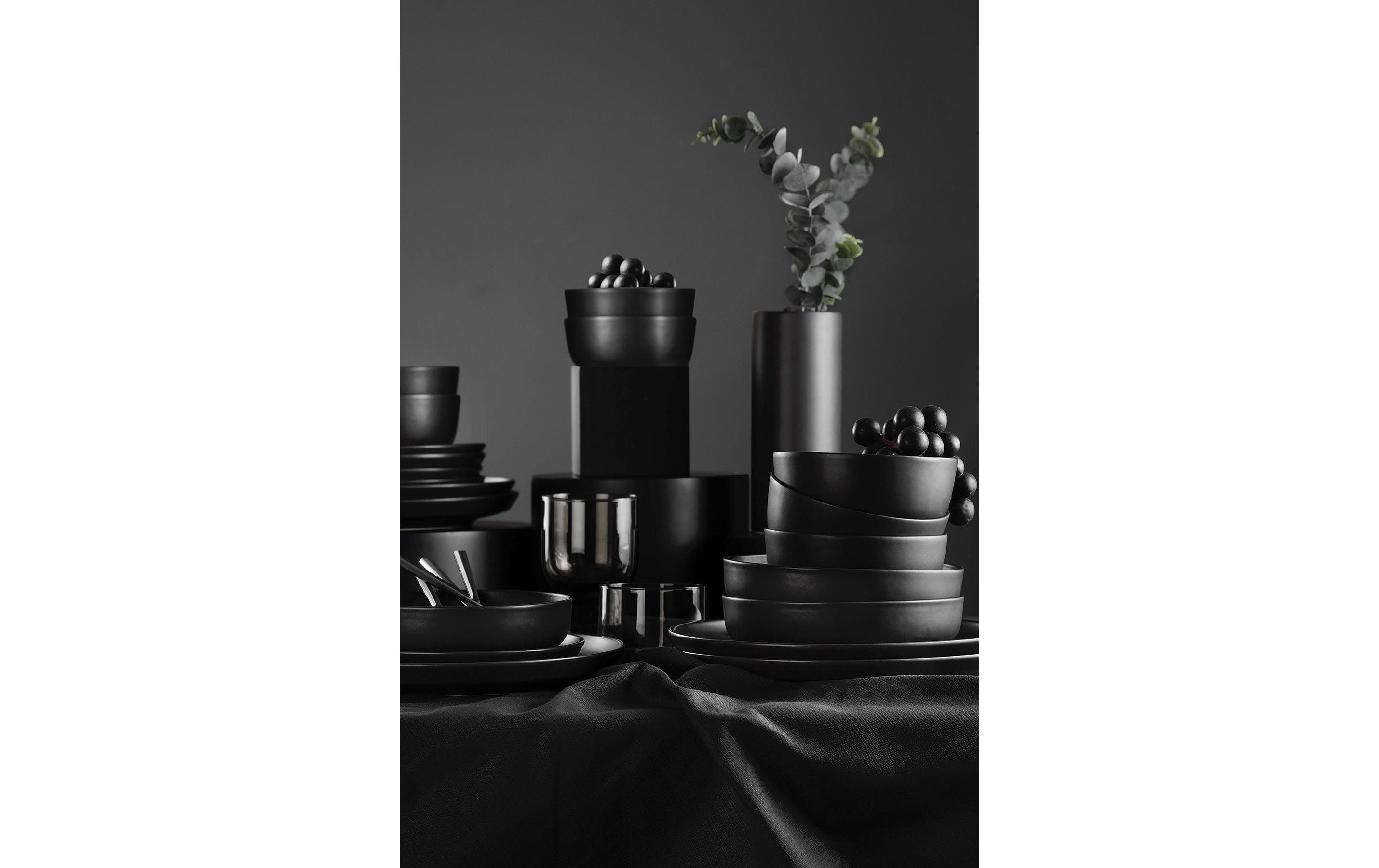 Hermia Geschirr-Set Schwarz