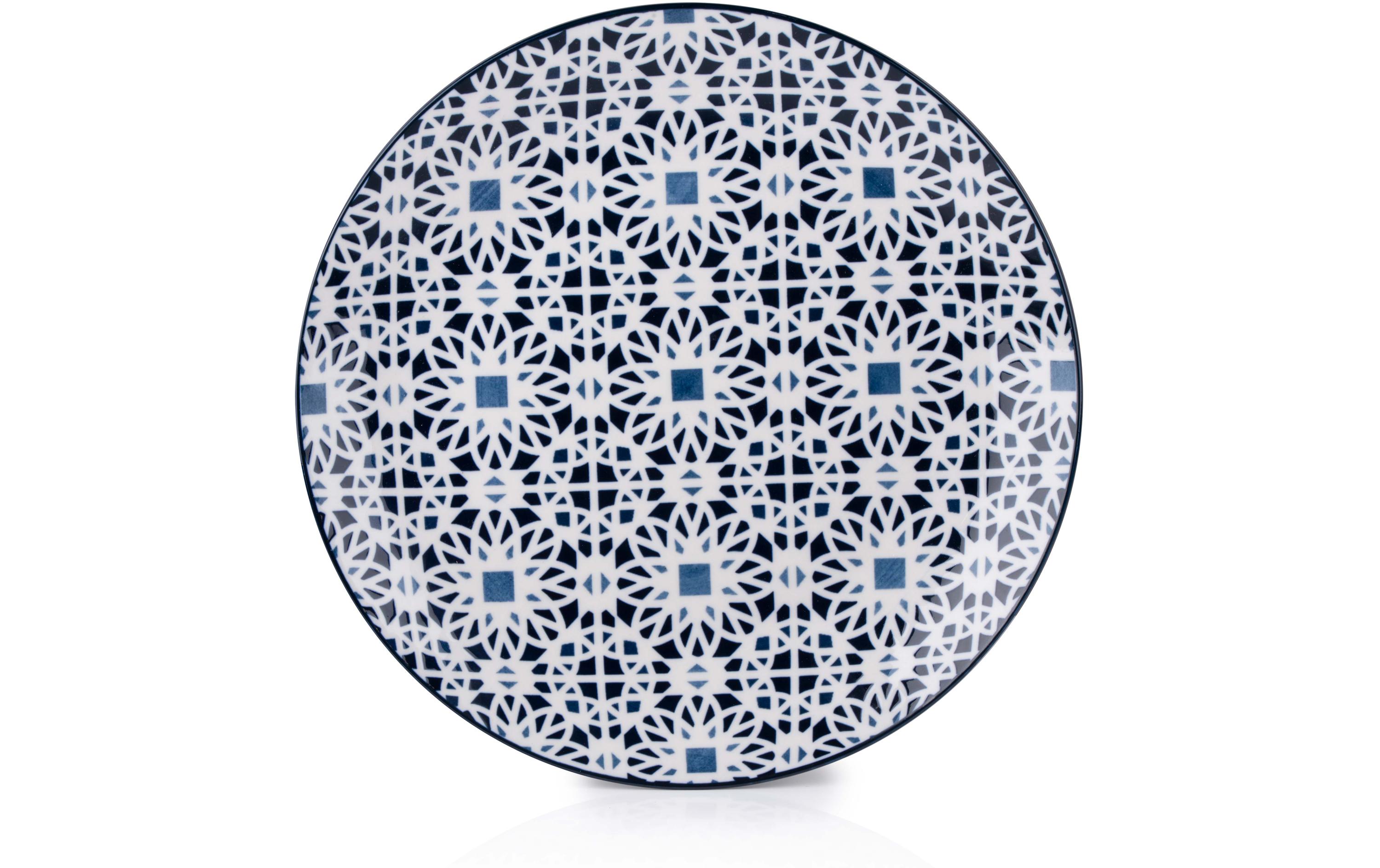 alpina Geschirrset mit Muster 16-teilig