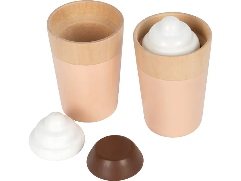 small foot Kaffeemaschinen-Set grau tasty