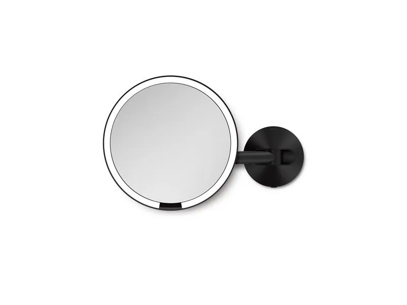 Simplehuman Kosmetikspiegel mit Sensor Mit Wandhalterung Schwarz matt Simplehuman Kosmetikspiegel mit Sensor Mit Wandhalterung Schwarz matt