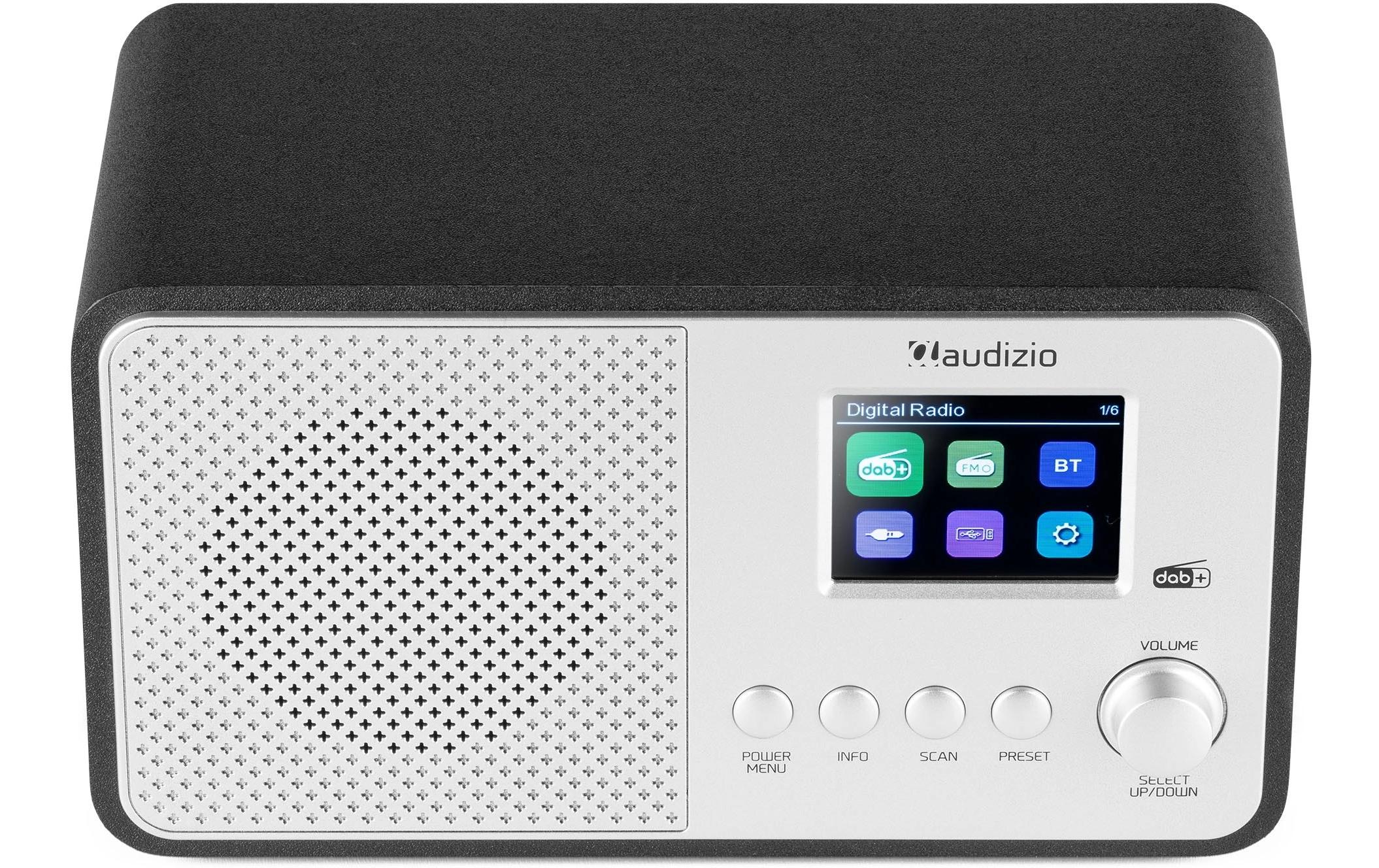 Audizio DAB+ Radio Avio Silber