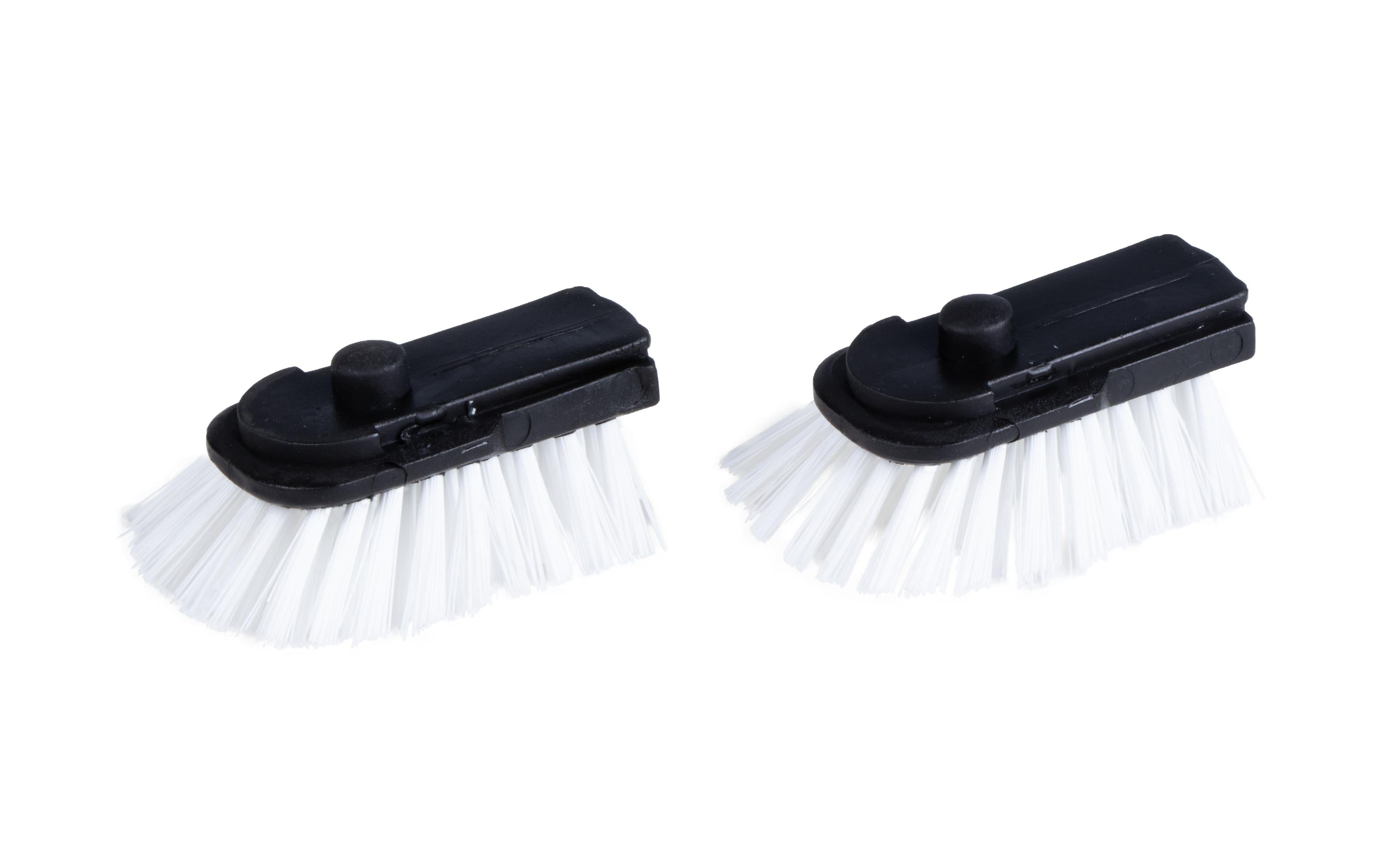 Edi Baur Ersatzkopf Spülbürste Super Tip DUO-Set Schwarz/Weiss