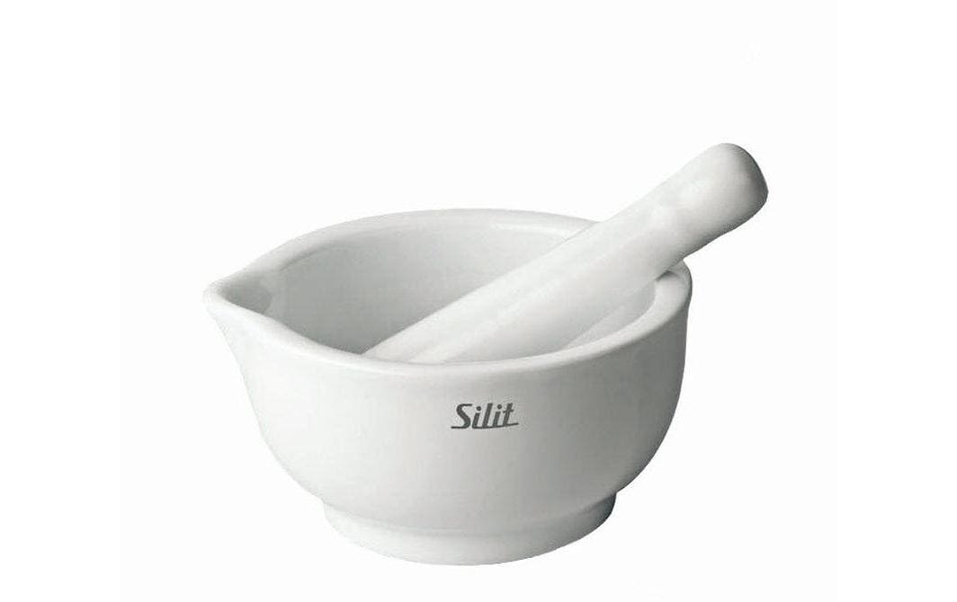 Silit Mörser mit Stössel 10 cm, Porzellan
