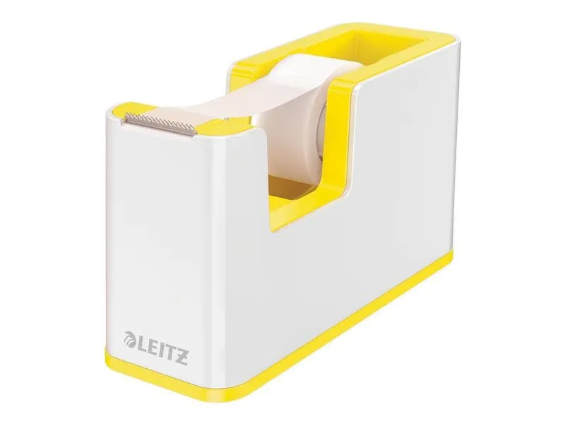 Leitz Tischabroller Duo Colour Weiss/Gelb Leitz Tischabroller Duo Colour Weiss/Gelb