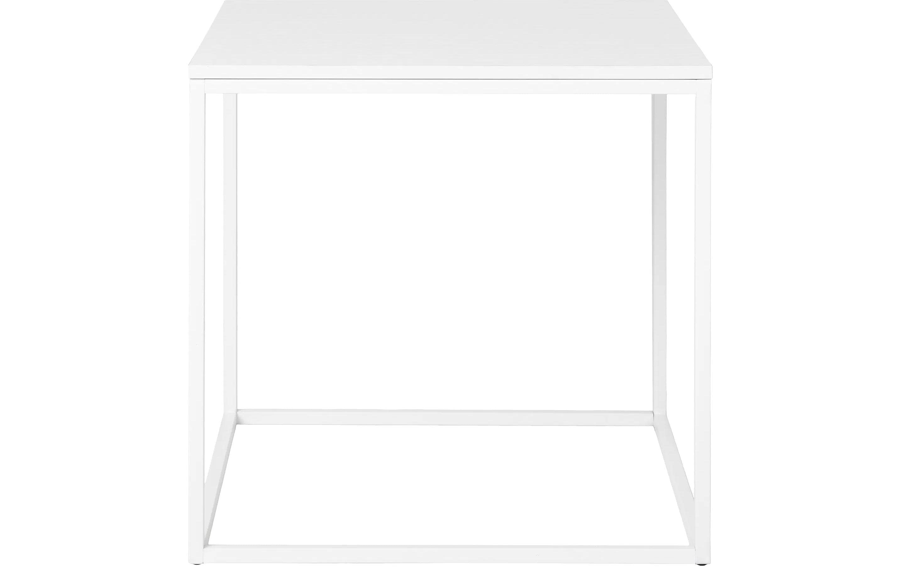 House Nordic Beistelltisch Vita 45 x 45 cm, Weiss