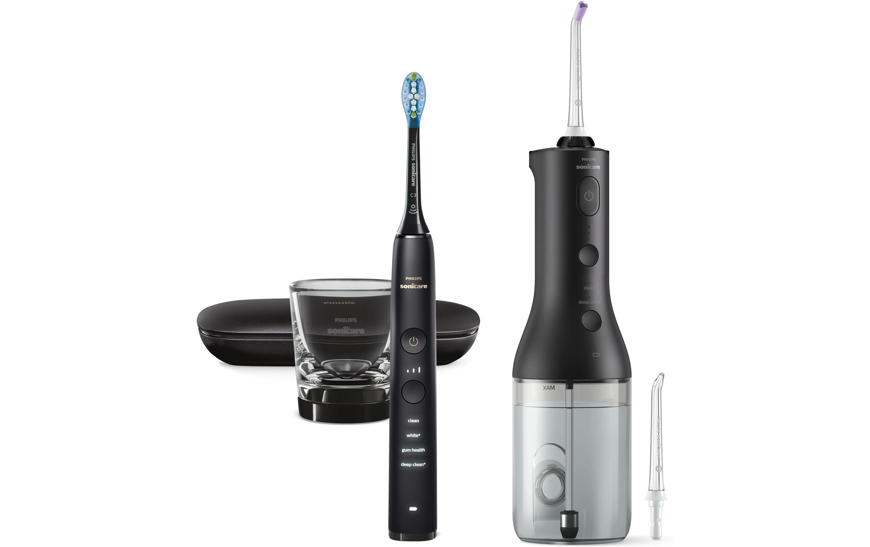 Philips Sonicare Cordless Power Flosser DiamondClean 9000 Schwarz