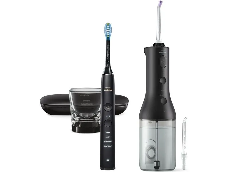 Philips Sonicare Cordless Power Flosser DiamondClean 9000 Schwarz Philips Sonicare Cordless Power Flosser DiamondClean 9000 Schwarz