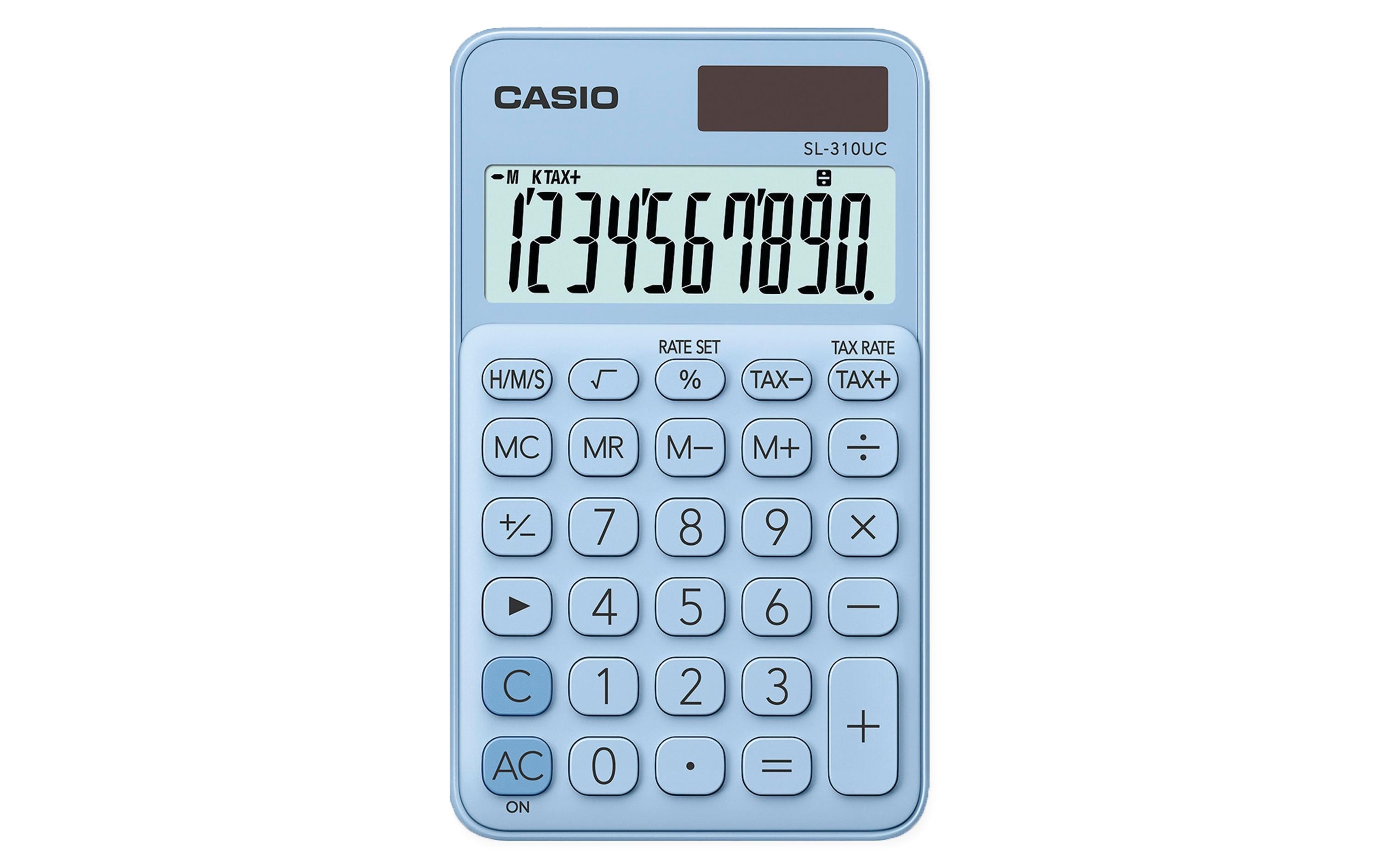 Casio Taschenrechner SL-310UC-LB Hellblau