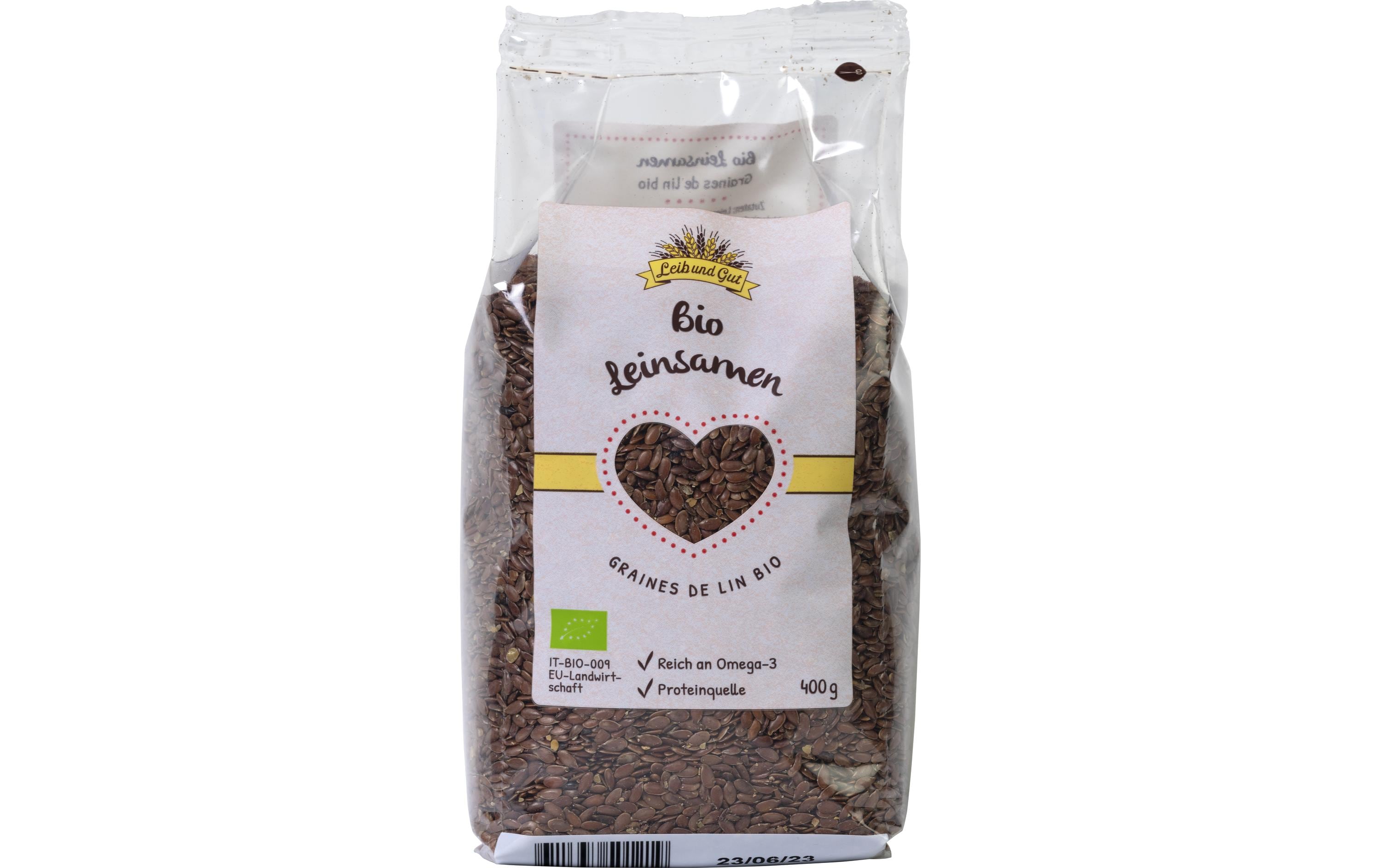 Leib und Gut Bio Leinsamen 400 g Leib und Gut Bio Leinsamen 400 g