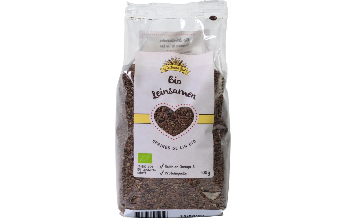 Leib und Gut Bio Leinsamen 400 g Leib und Gut Bio Leinsamen 400 g