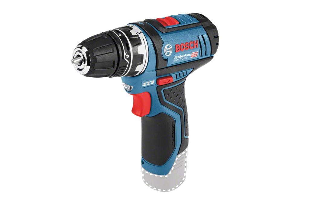 Bosch Professional Akku-Bohrschrauber GSR 12 V-15 FC Solo in L-Boxx