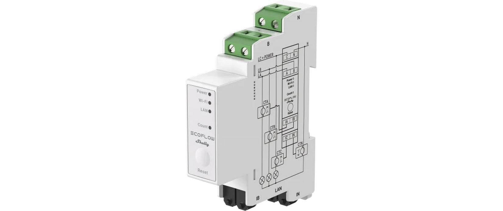 EcoFlow Dreiphasen-Energiezähler 3EM