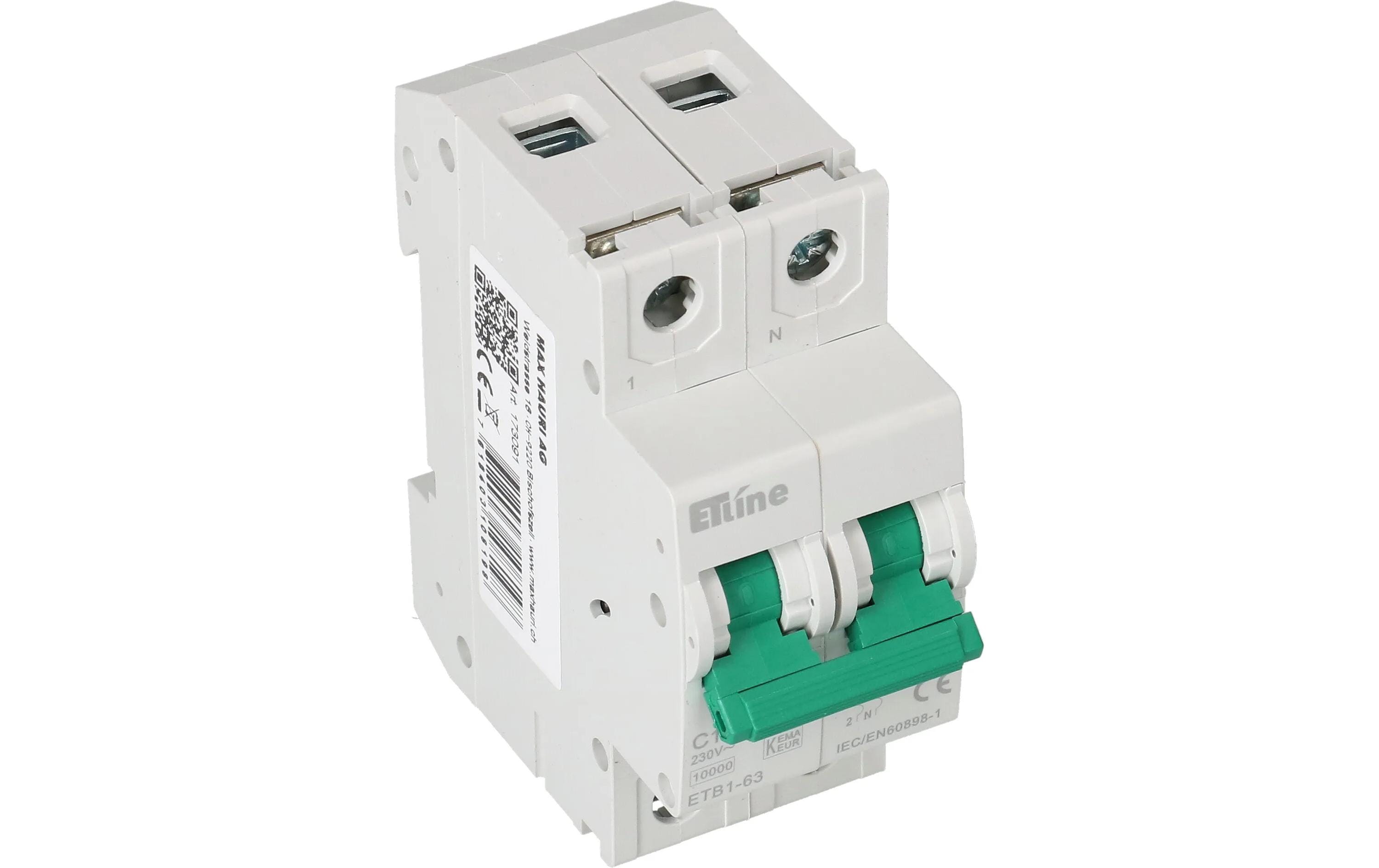 Max Hauri Build Leitungsschutzschalter 1P+N 13 A