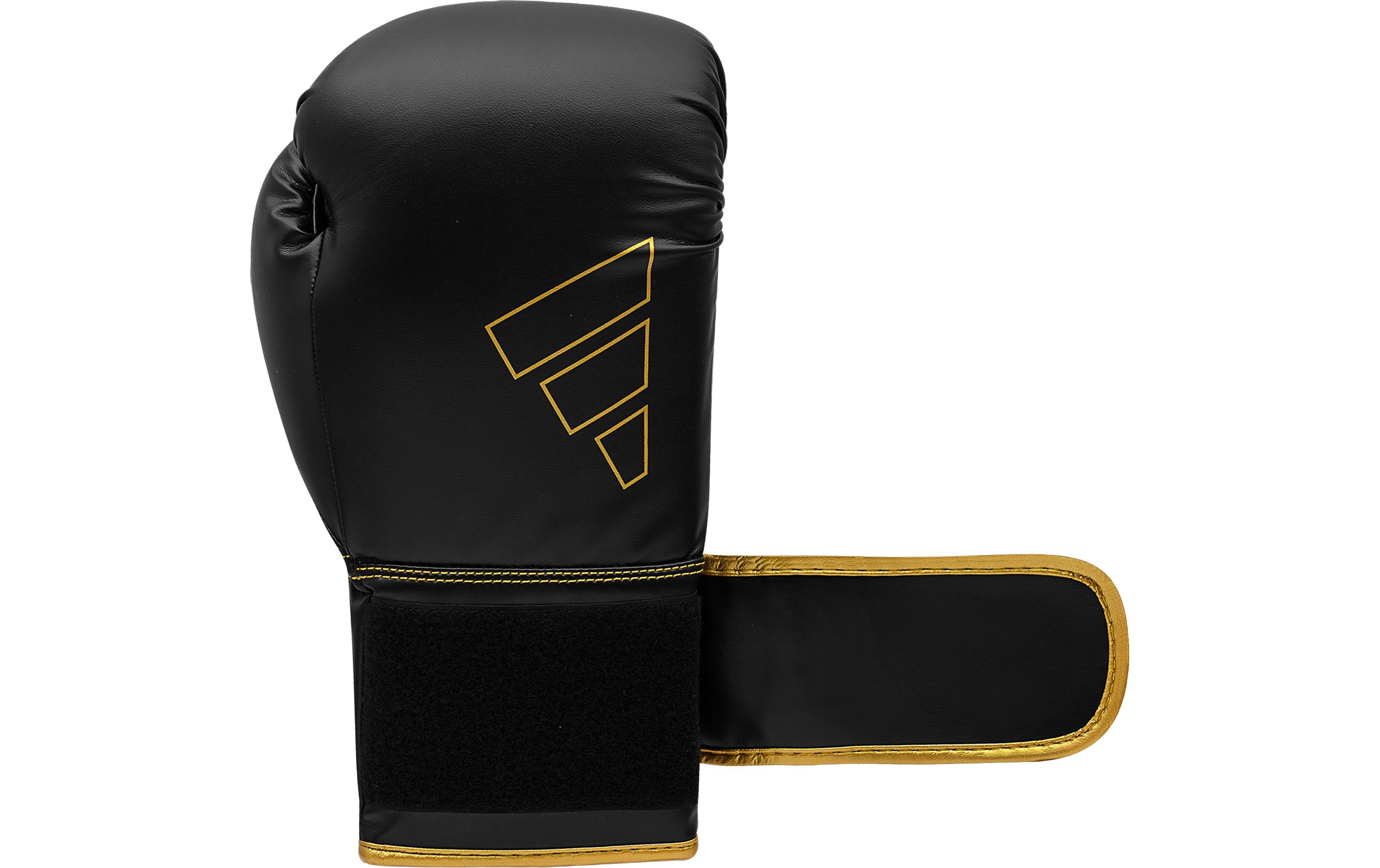 adidas Boxhandschuhe Hybrid 80 Gold/Schwarz, 12 oz