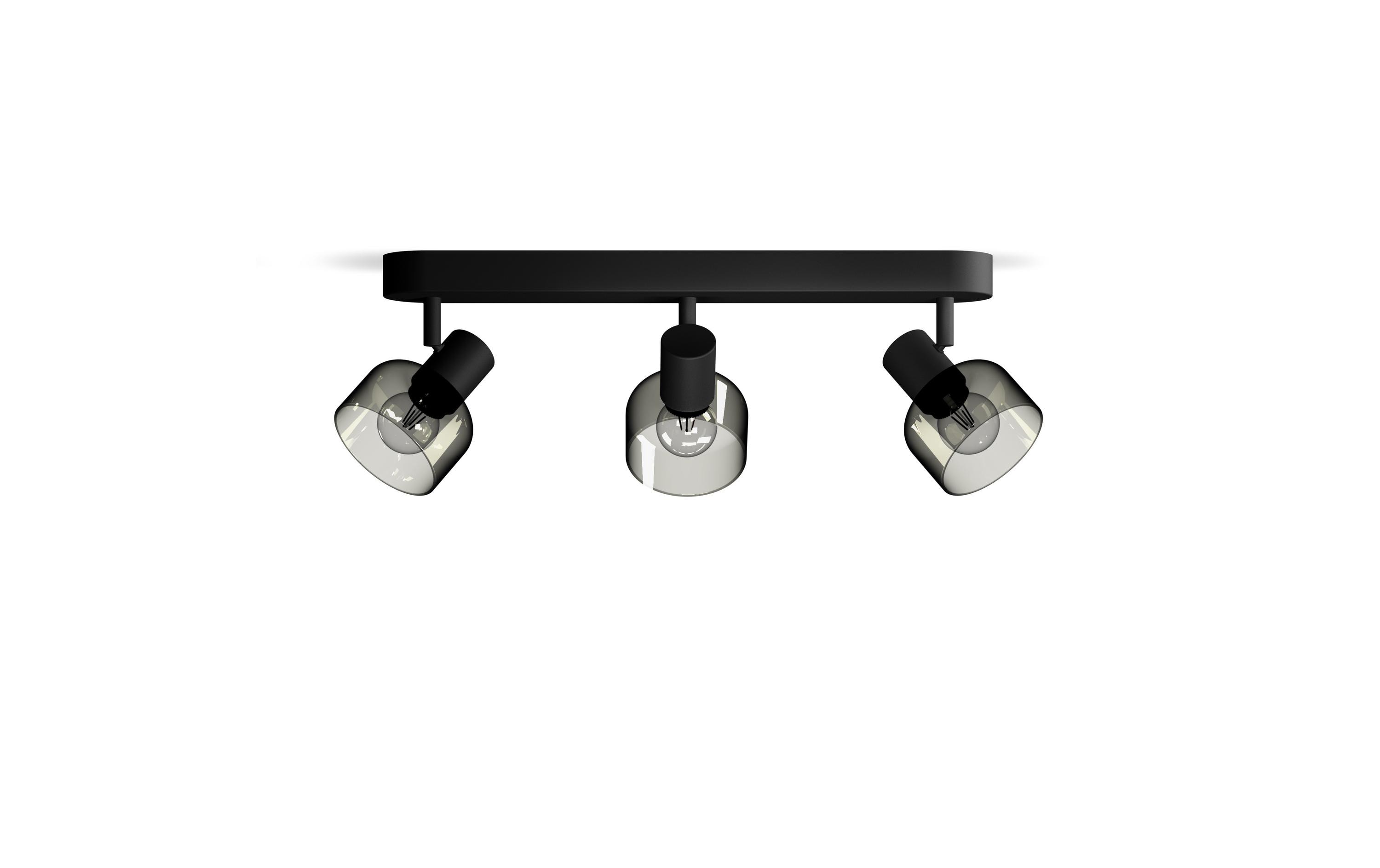 Philips Aufbauspot Sleet 3er Spot für E14 Schwarz, ohne Leuchtmittel Philips Aufbauspot Sleet 3er Spot für E14 Schwarz, ohne Leuchtmittel