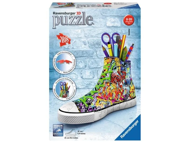 Ravensburger 3D Puzzle Sneaker Graffiti Ravensburger 3D Puzzle Sneaker Graffiti
