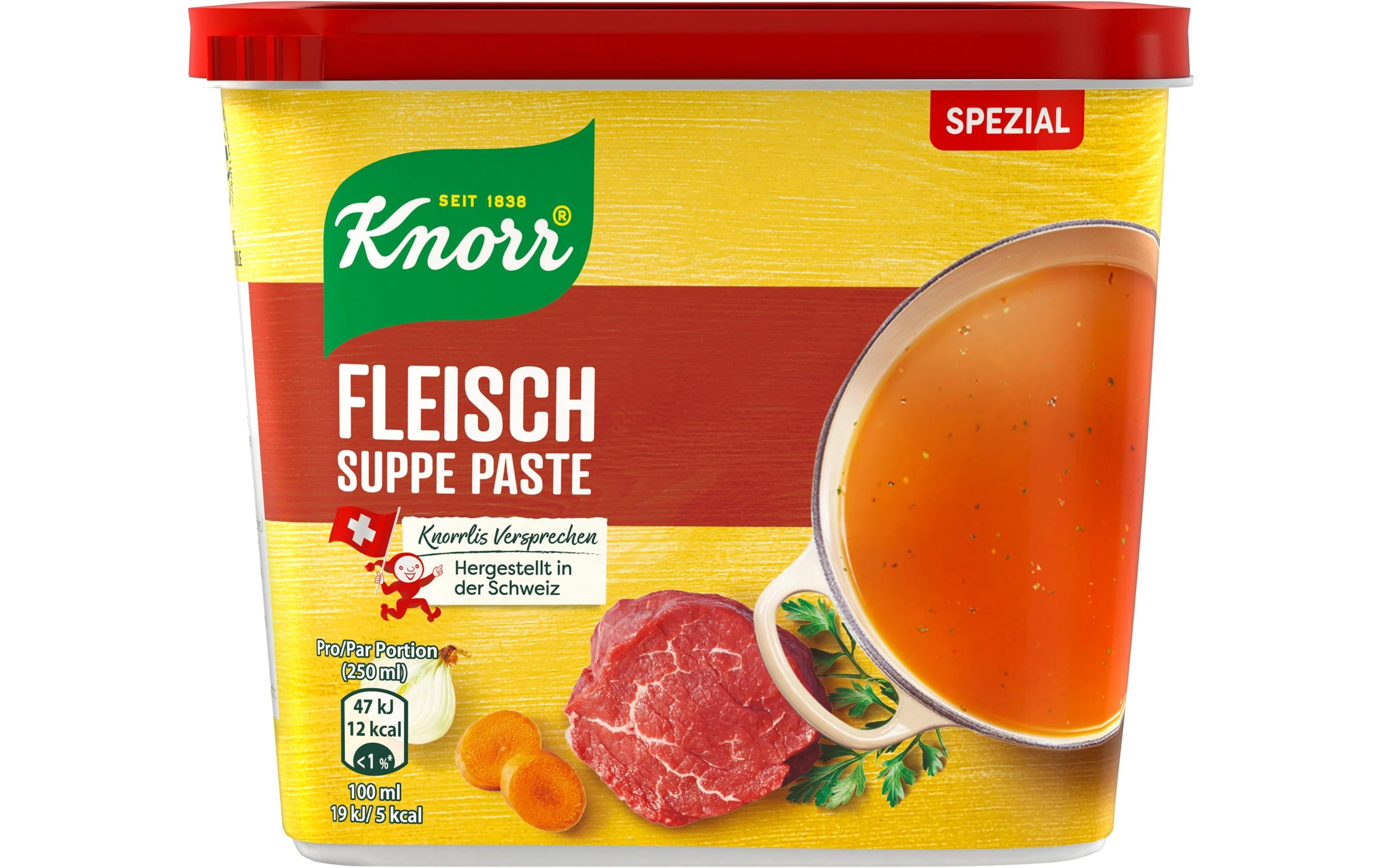 Knorr Fleisch Suppe spezial Paste Dose 850 g