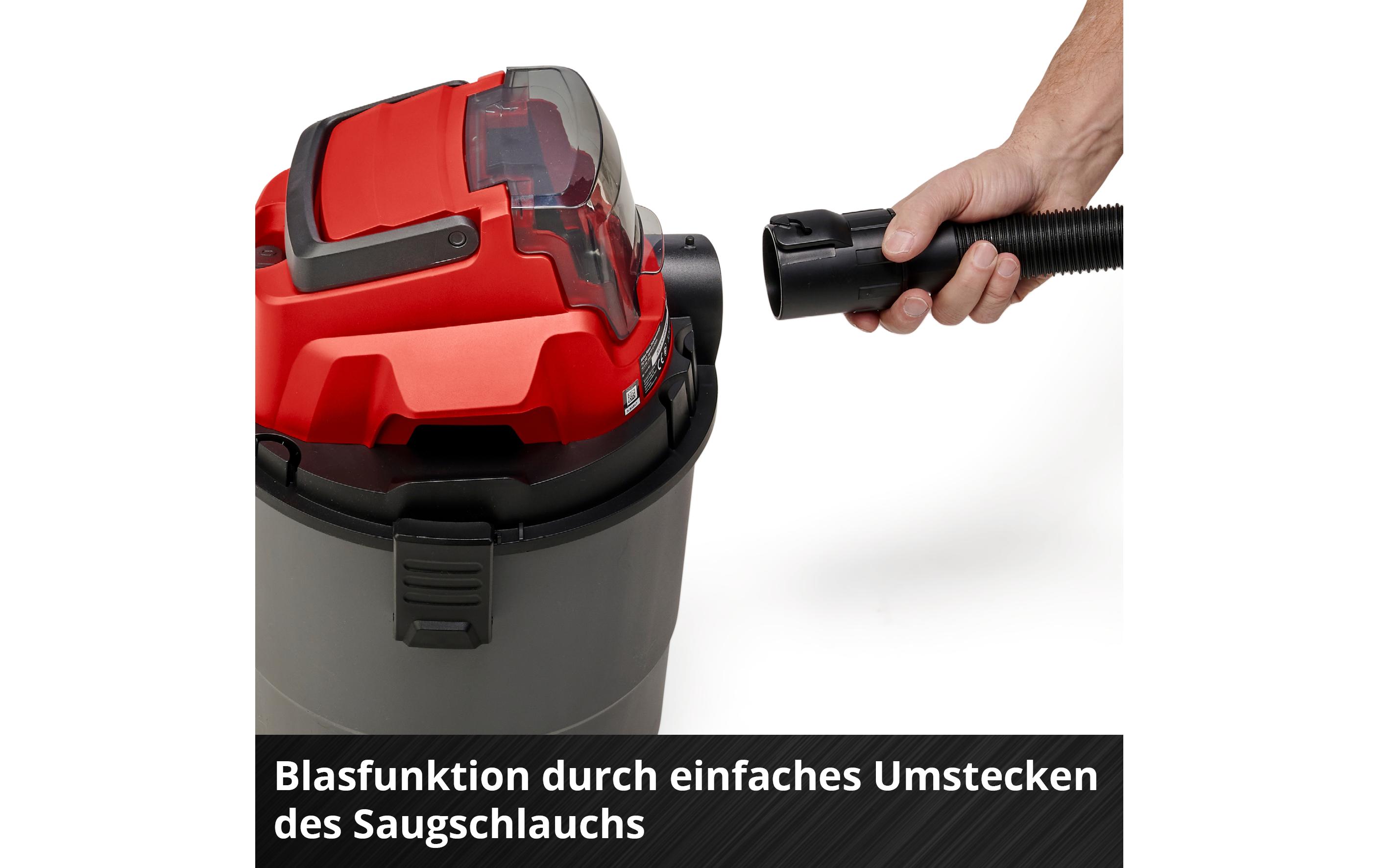 Einhell Akku-Nass-/Trockensauger TC-VC 18/15 Li-Solo