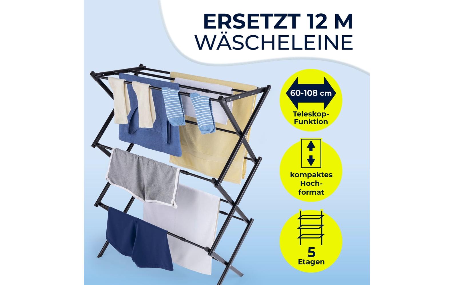 EASYmaxx Wäscheständer 12 m