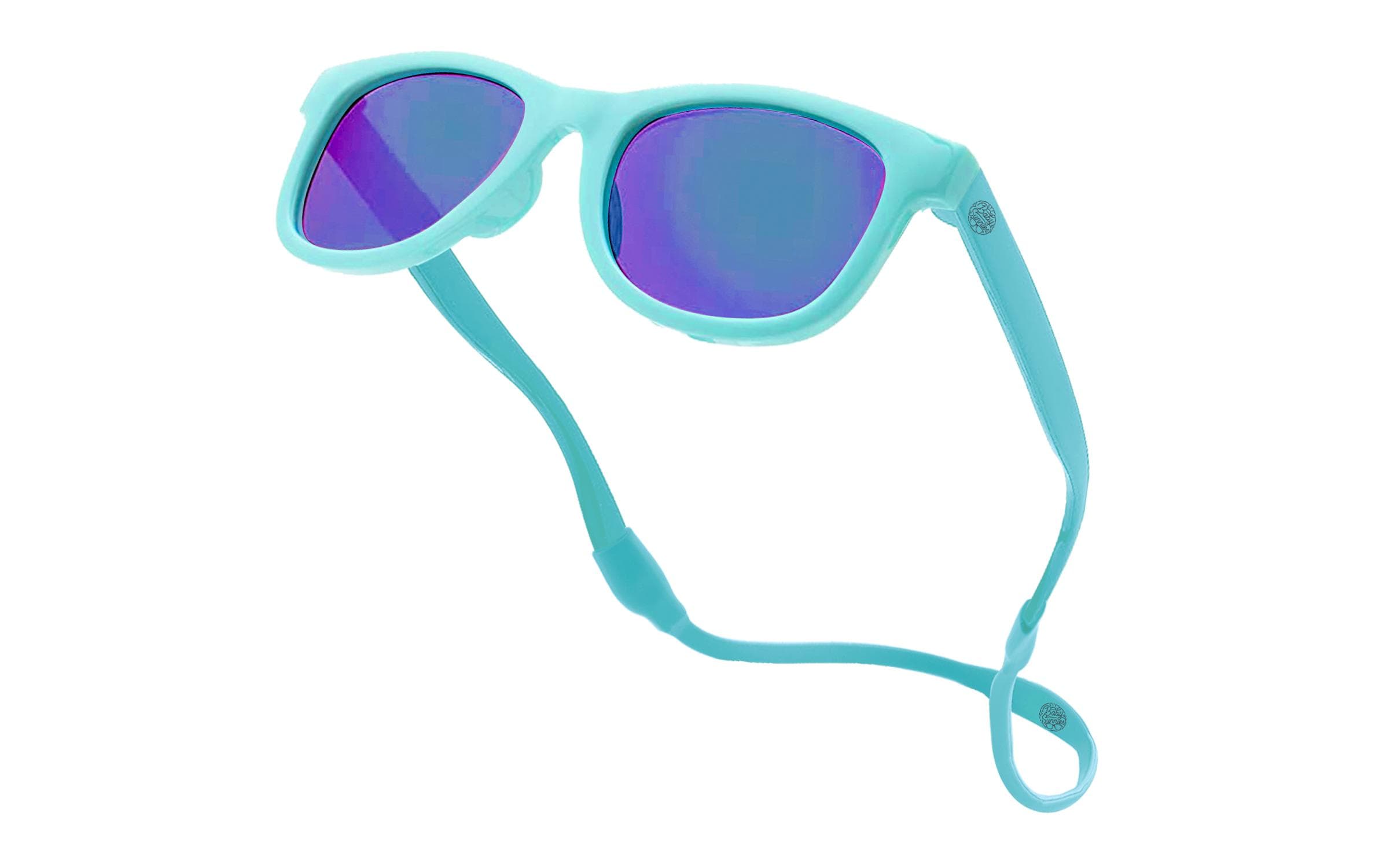 Baby Sunnies Baby-Sonnenbrille mit Band Hellblau Baby Sunnies Baby-Sonnenbrille mit Band Hellblau