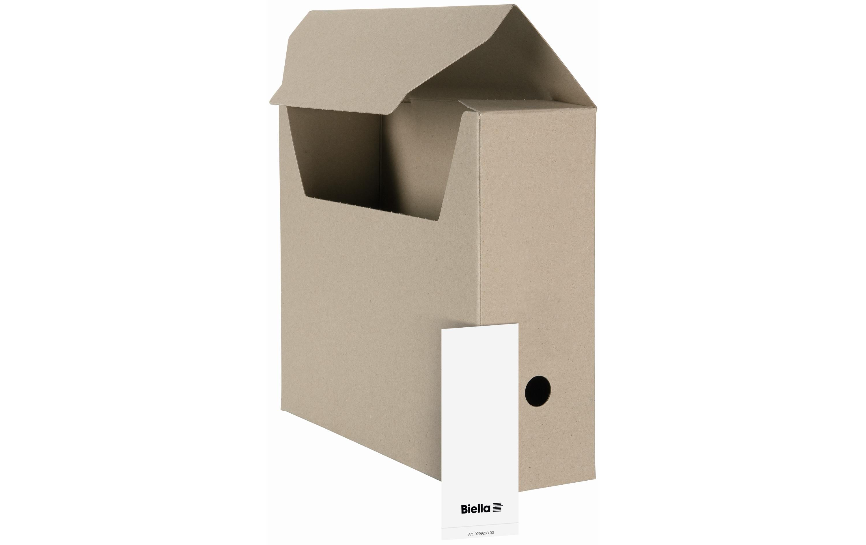 Biella Archivschachtel A4 Beige, 10 Stück Biella Archivschachtel A4 Beige, 10 Stück