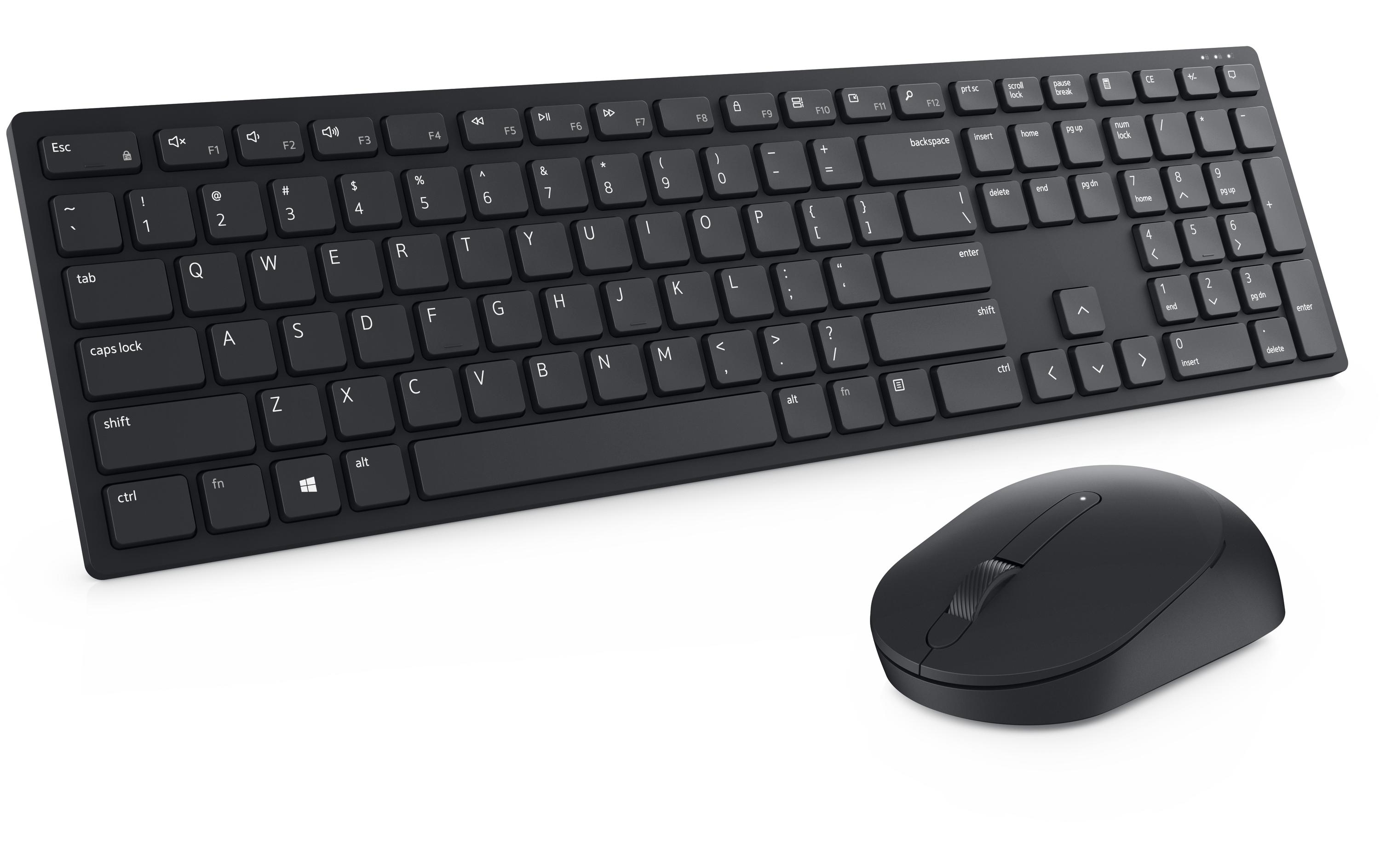 DELL Tastatur-Maus-Set KM5221W Pro Wireless US/INT-Layout