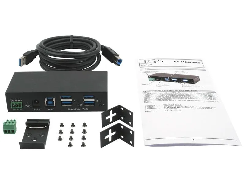 Exsys USB-Hub EX-11244HMS