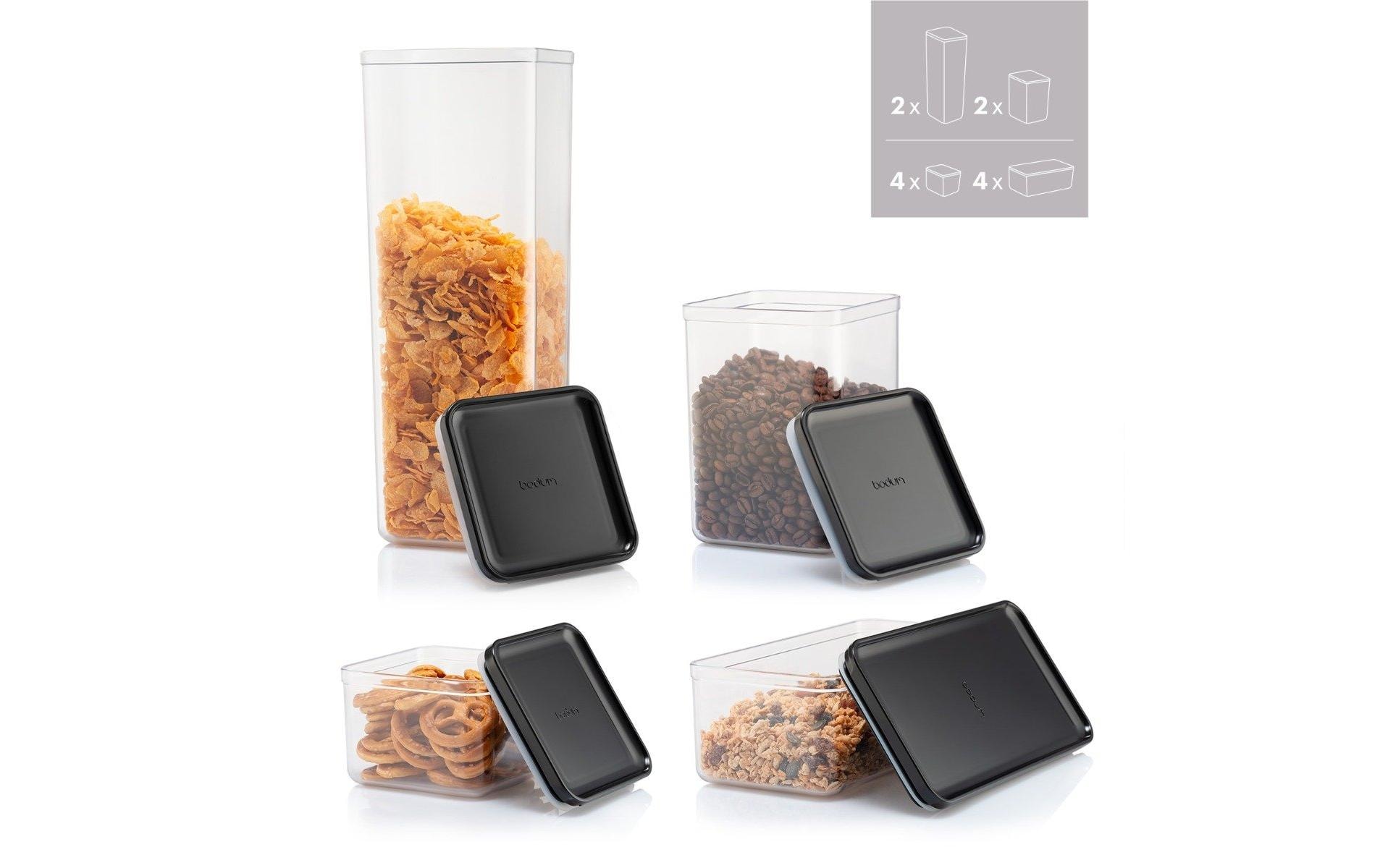 Bodum Vorratsdose 12er Set Canteen Schwarz